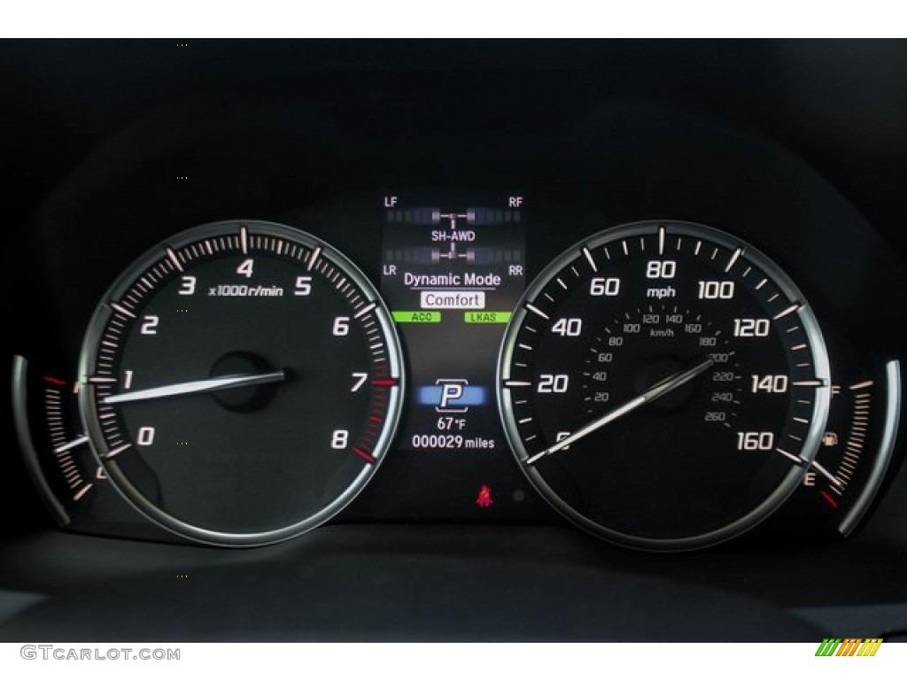 2020 MDX Advance AWD - Performance Red Pearl / Parchment photo #37