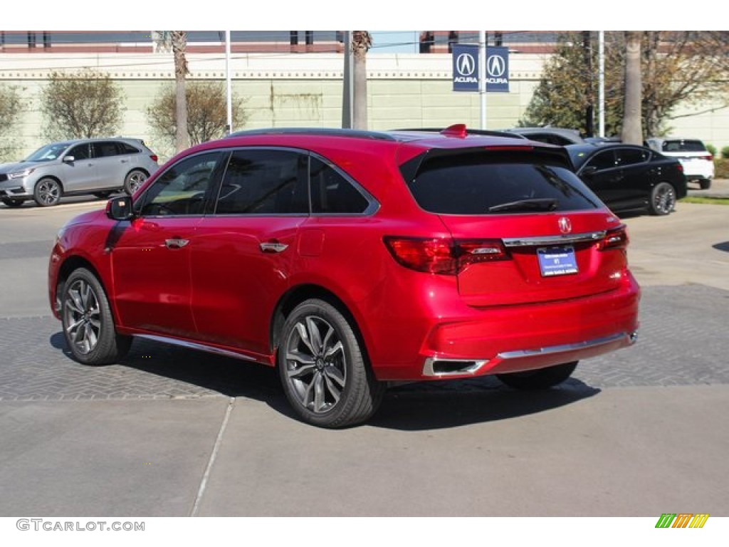 2020 MDX Advance AWD - Performance Red Pearl / Parchment photo #6