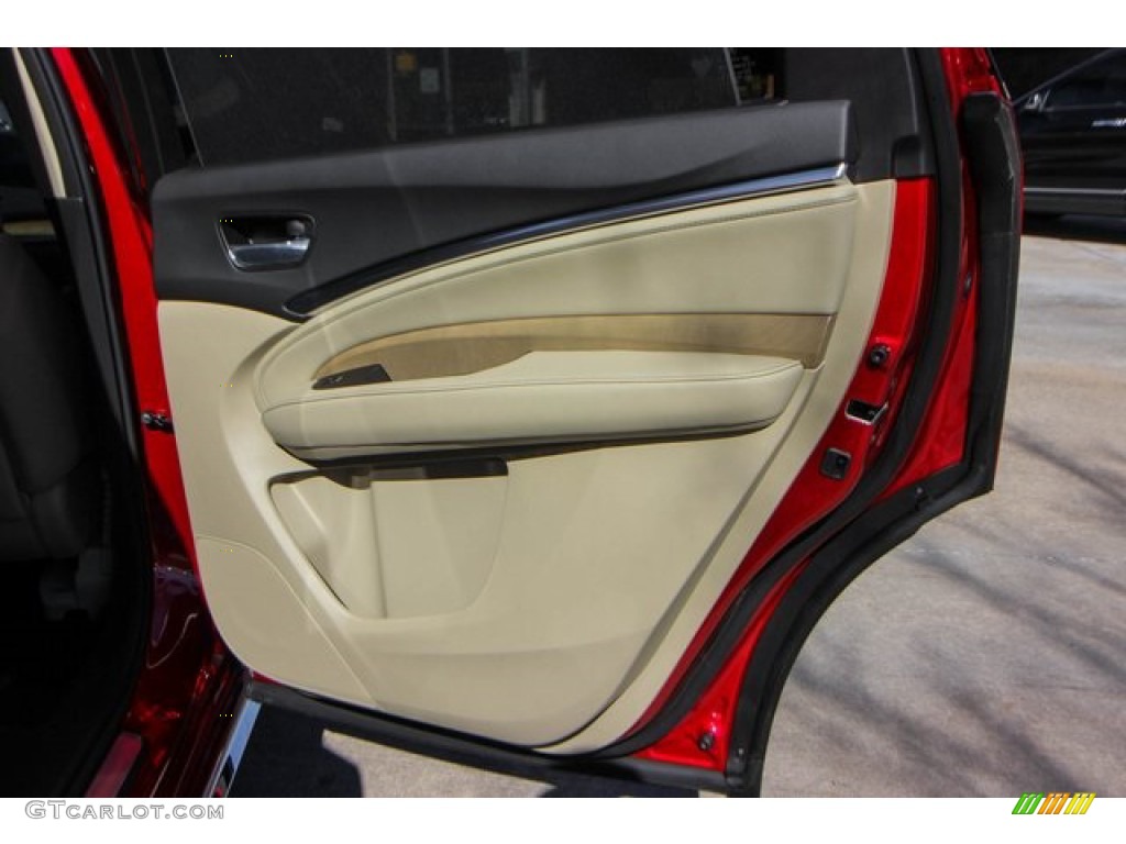 2020 MDX Advance AWD - Performance Red Pearl / Parchment photo #22