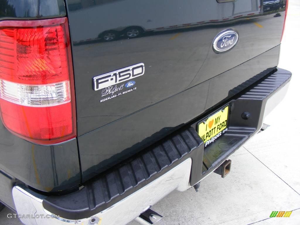 2005 F150 XLT SuperCrew - Aspen Green Metallic / Tan photo #18