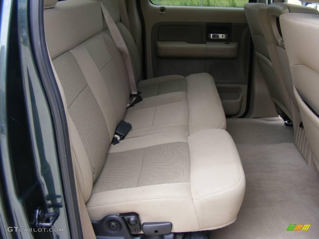 2005 F150 XLT SuperCrew - Aspen Green Metallic / Tan photo #25