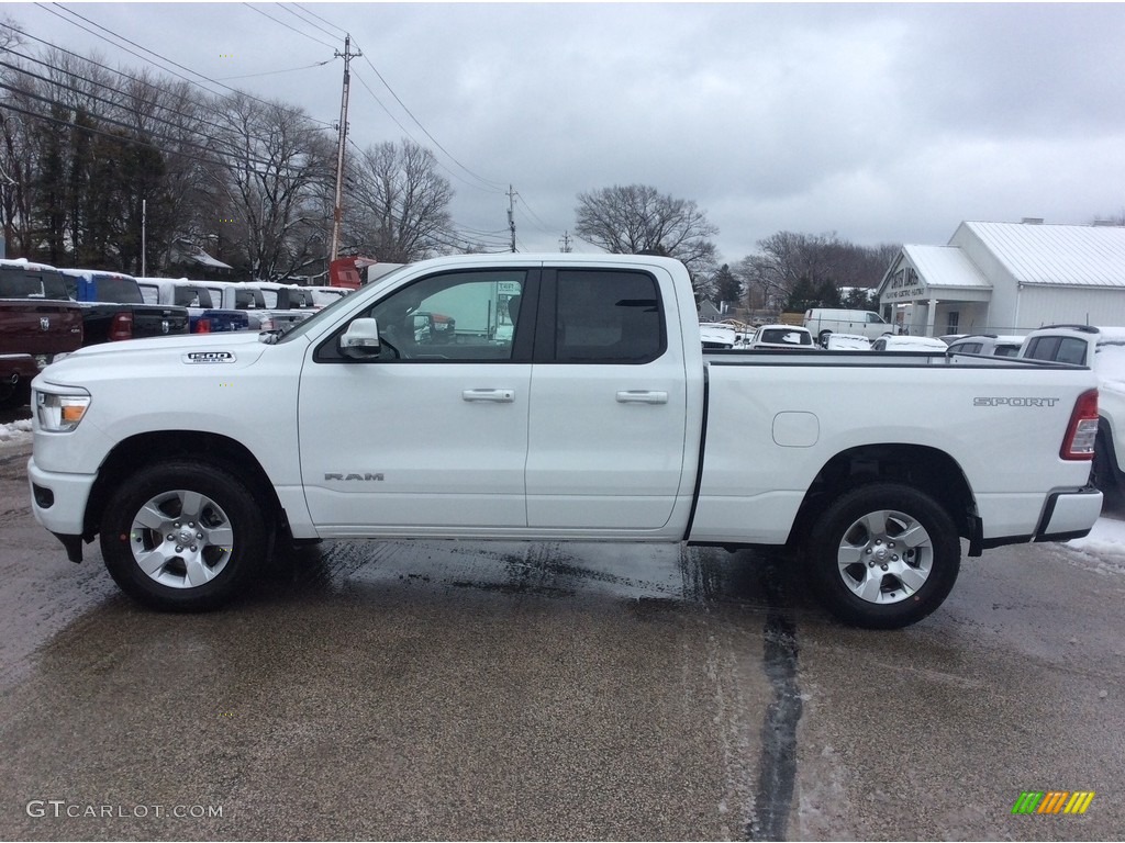 2020 1500 Big Horn Quad Cab 4x4 - Bright White / Black photo #6