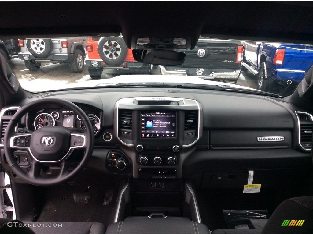 2020 Ram 1500 Big Horn Quad Cab 4x4 Black Dashboard Photo #136992937
