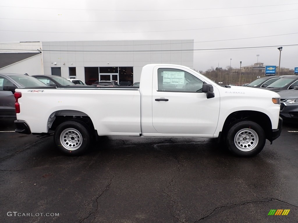 Summit White 2020 Chevrolet Silverado 1500 WT Regular Cab 4x4 Exterior Photo #136996708