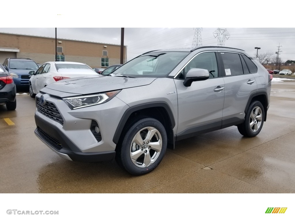 Silver Sky Metallic 2020 Toyota RAV4 Limited AWD Hybrid Exterior Photo #136996951