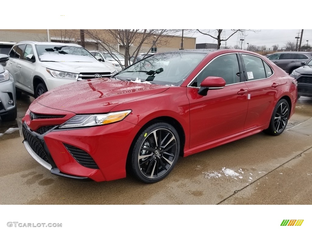 Supersonic Red 2020 Toyota Camry XSE Exterior Photo #136997128