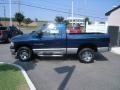 2002 Patriot Blue Pearlcoat Dodge Ram 1500 SLT Regular Cab 4x4  photo #2