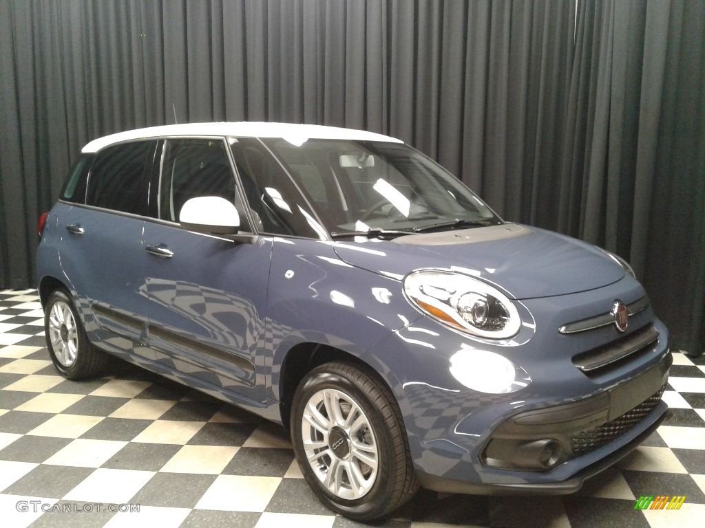 Blu Denim 2020 Fiat 500L Pop Exterior Photo #136999624