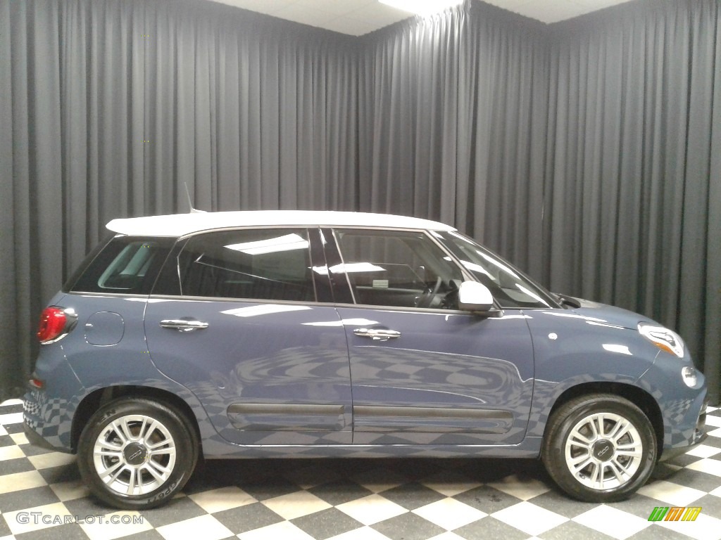 Blu Denim 2020 Fiat 500L Pop Exterior Photo #136999654