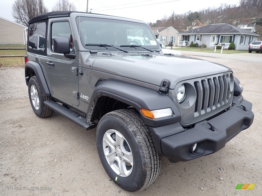 Granite Crystal Metallic 2020 Jeep Wrangler Sport 4x4 Exterior Photo #137003704
