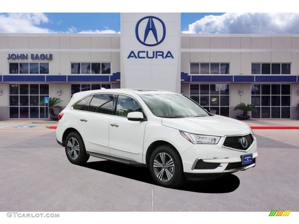 2020 MDX FWD - Platinum White Pearl / Ebony photo #1