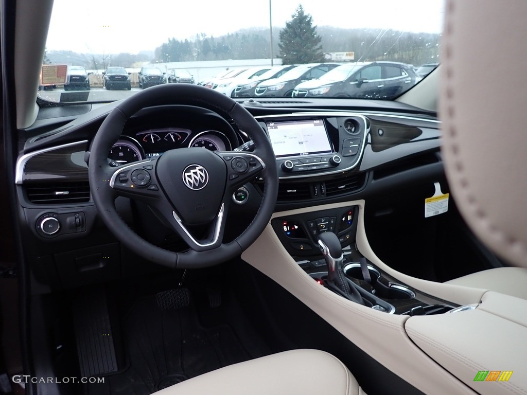 2020 Buick Envision Essence AWD Light Neutral Dashboard Photo #137011159