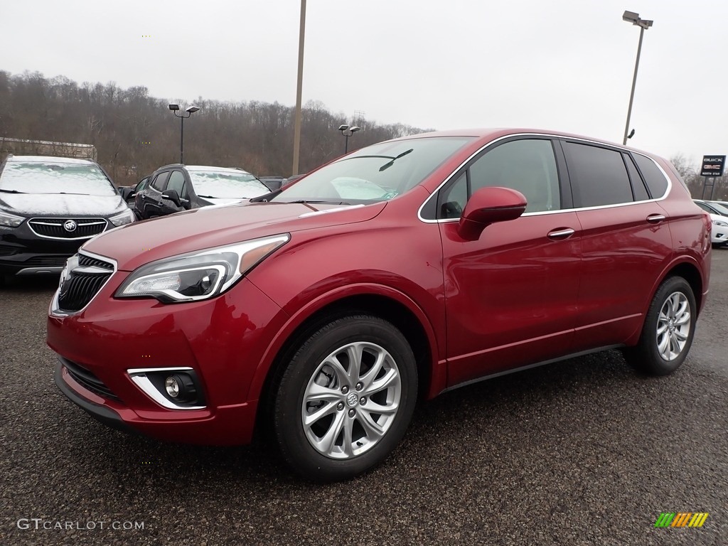 Chili Red Metallic 2020 Buick Envision Preferred AWD Exterior Photo #137011495