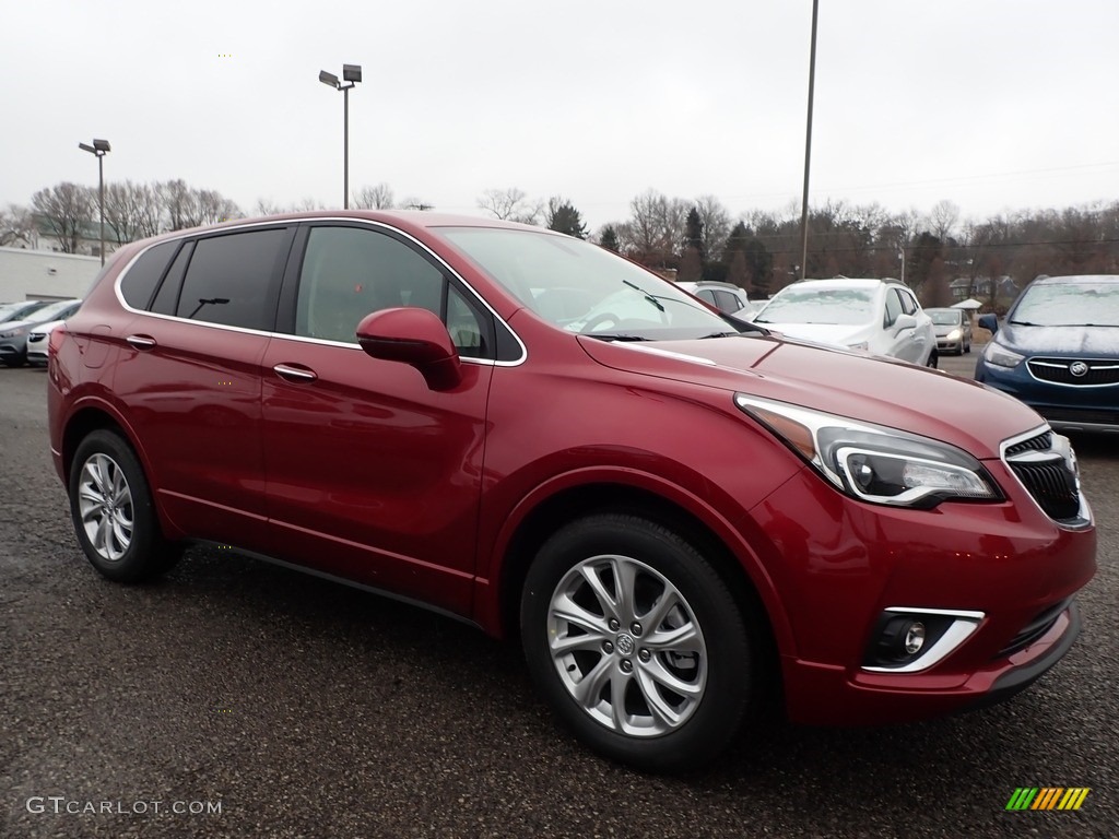 Chili Red Metallic 2020 Buick Envision Preferred AWD Exterior Photo #137011519