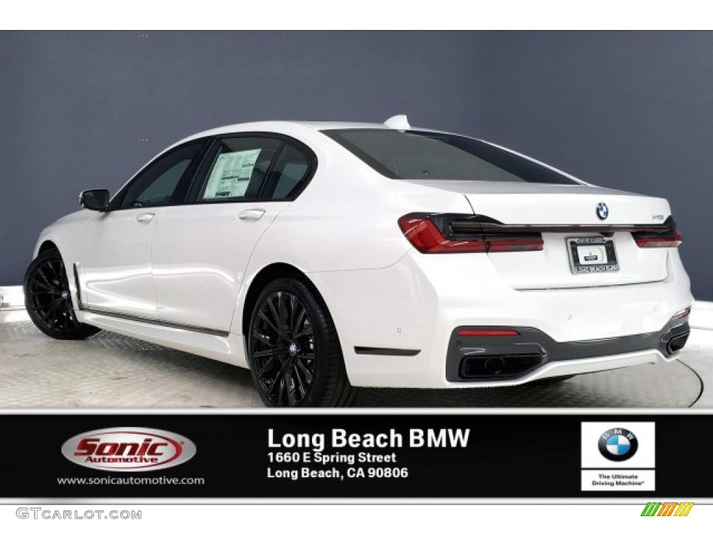 2020 7 Series 740i Sedan - Mineral White Metallic / Ivory White/Black photo #2