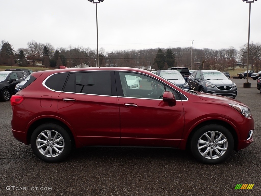 Chili Red Metallic 2020 Buick Envision Preferred AWD Exterior Photo #137011534
