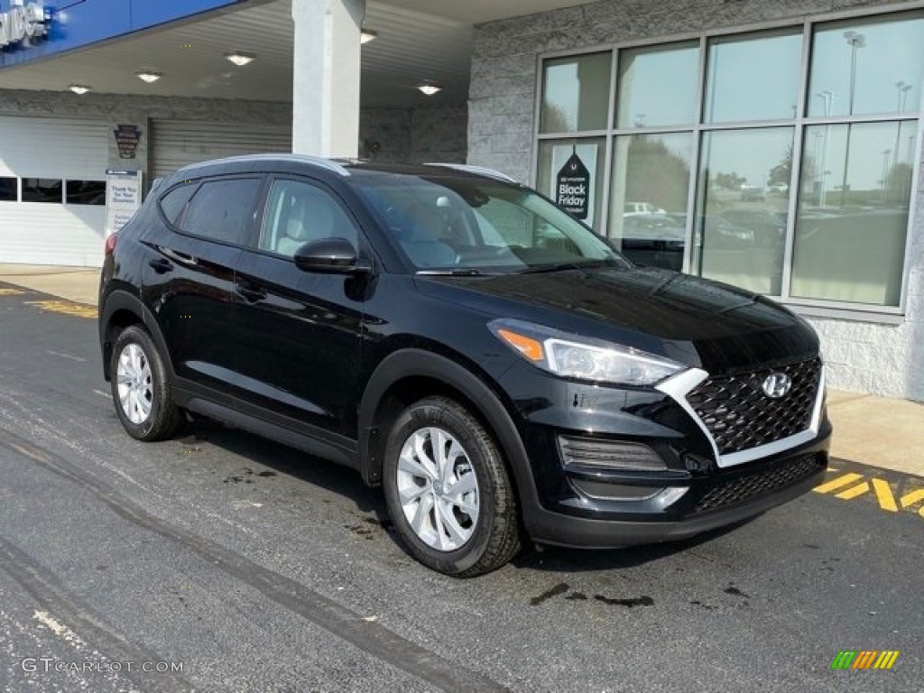 Black Noir Pearl 2020 Hyundai Tucson Value AWD Exterior Photo #137012356
