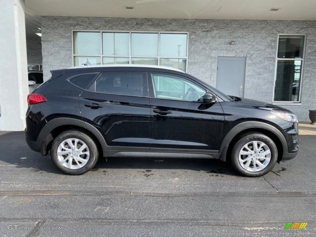 Black Noir Pearl 2020 Hyundai Tucson Value AWD Exterior Photo #137012368