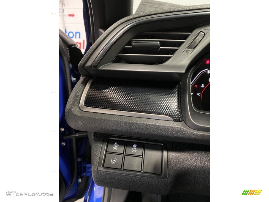 2020 Civic Sport Hatchback - Aegean Blue Metallic / Black photo #12