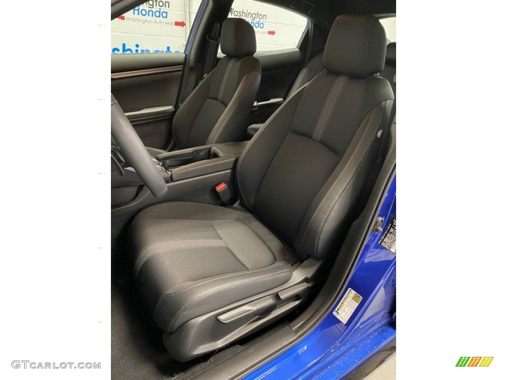 2020 Civic Sport Hatchback - Aegean Blue Metallic / Black photo #14