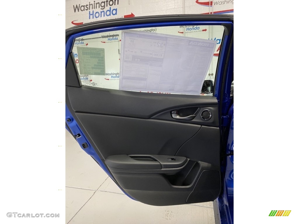 2020 Civic Sport Hatchback - Aegean Blue Metallic / Black photo #16