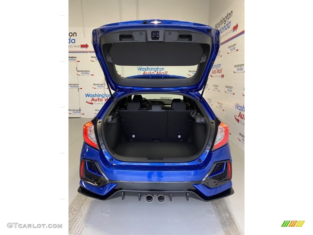 2020 Civic Sport Hatchback - Aegean Blue Metallic / Black photo #21