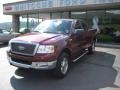 Dark Toreador Red Metallic - F150 Lariat SuperCab 4x4 Photo No. 1