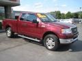 Dark Toreador Red Metallic - F150 Lariat SuperCab 4x4 Photo No. 4