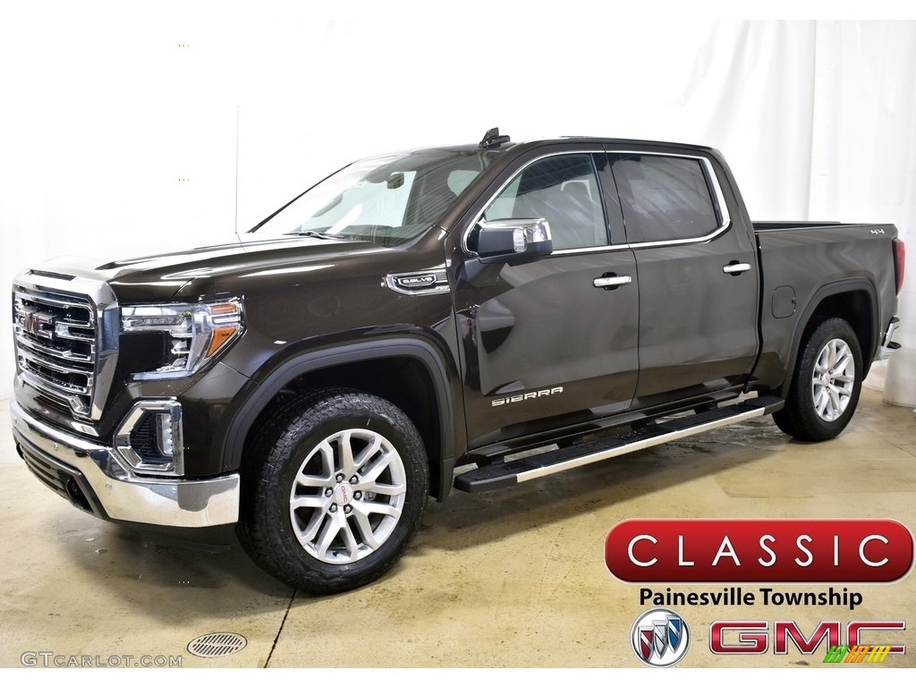 2020 Sierra 1500 SLT Crew Cab 4WD - Deep Mahogany Metallic / Jet Black photo #1
