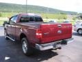 2005 Dark Toreador Red Metallic Ford F150 Lariat SuperCab 4x4  photo #10