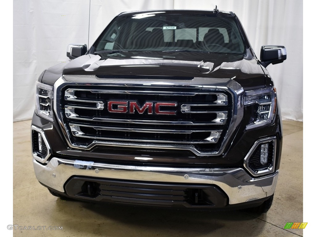 2020 Sierra 1500 SLT Crew Cab 4WD - Deep Mahogany Metallic / Jet Black photo #10