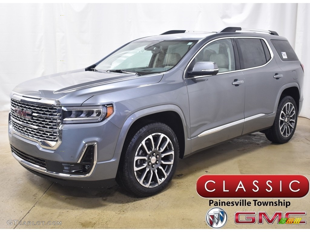 2020 Acadia Denali AWD - Satin Steel Metallic / Dark Galvanized/Light Shale photo #1