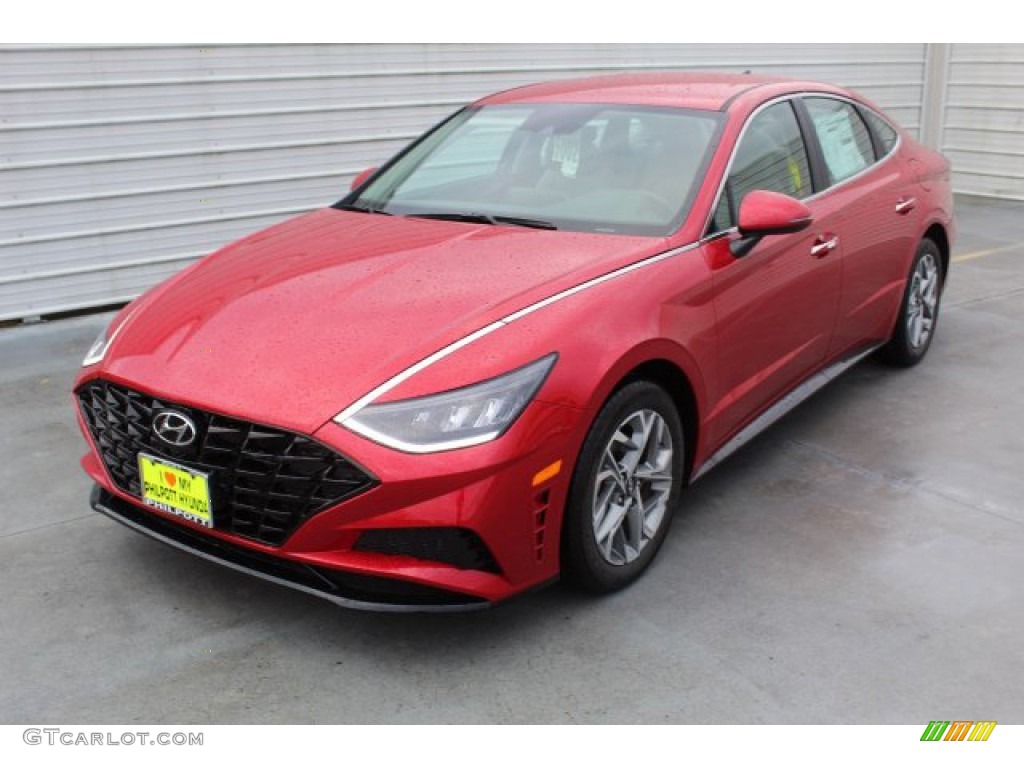 Calypso Red 2020 Hyundai Sonata SEL Exterior Photo #137019627