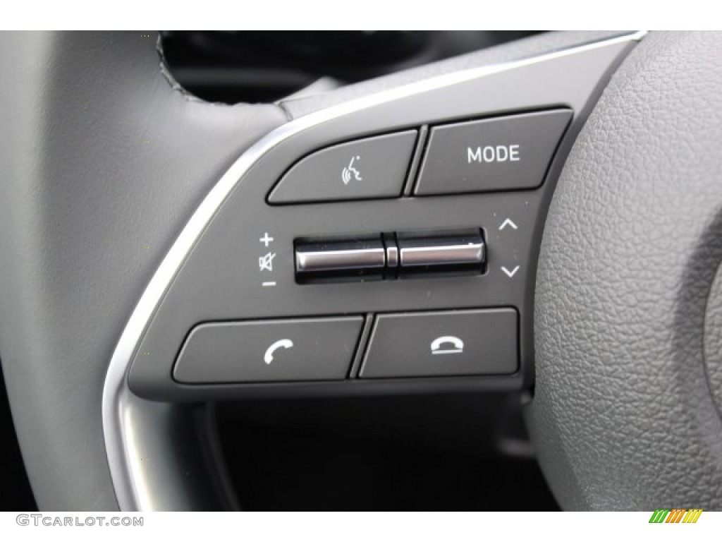 2020 Hyundai Sonata SEL Dark Gray Steering Wheel Photo #137019783
