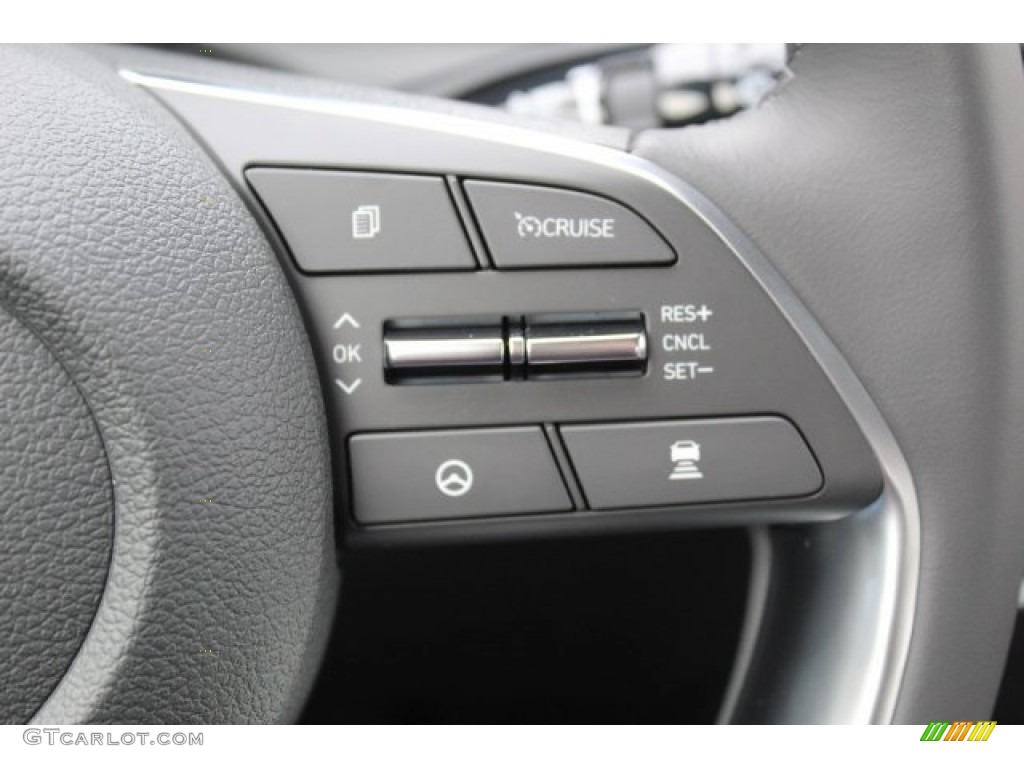 2020 Hyundai Sonata SEL Dark Gray Steering Wheel Photo #137019801