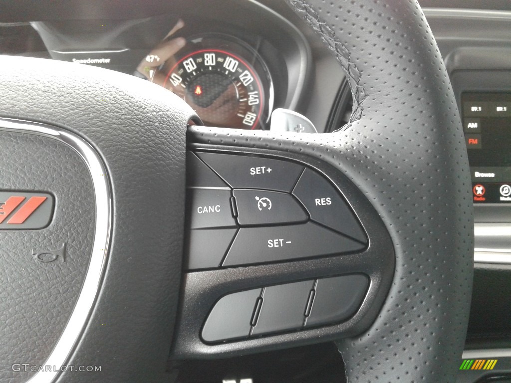 2020 Dodge Challenger R/T Black Steering Wheel Photo #137021619