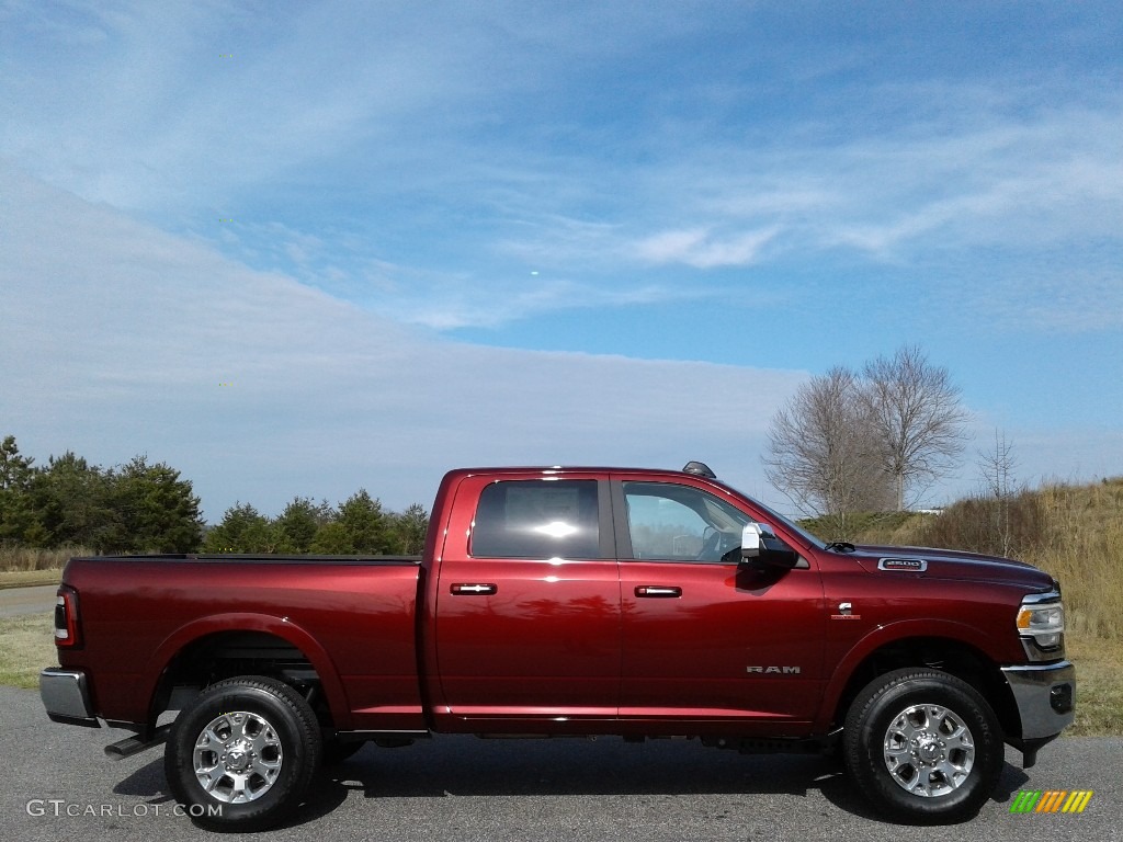 Delmonico Red Pearl 2020 Ram 2500 Laramie Crew Cab 4x4 Exterior Photo #137022006