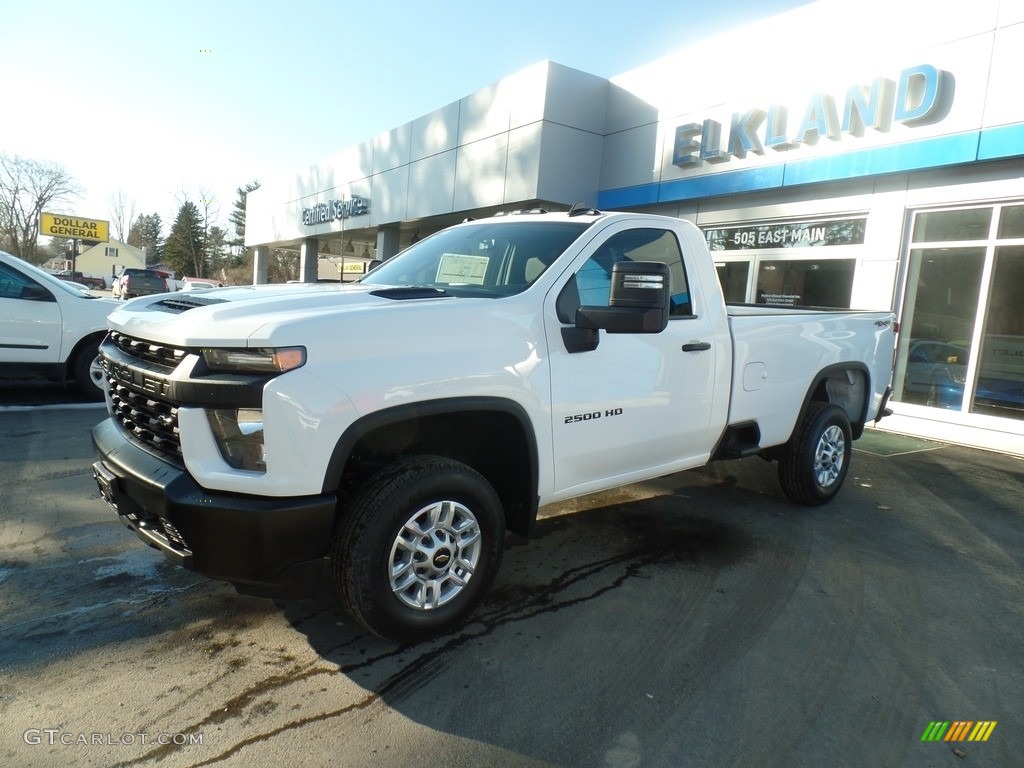 2020 Silverado 2500HD Work Truck Regular Cab 4x4 - Summit White / Jet Black photo #1