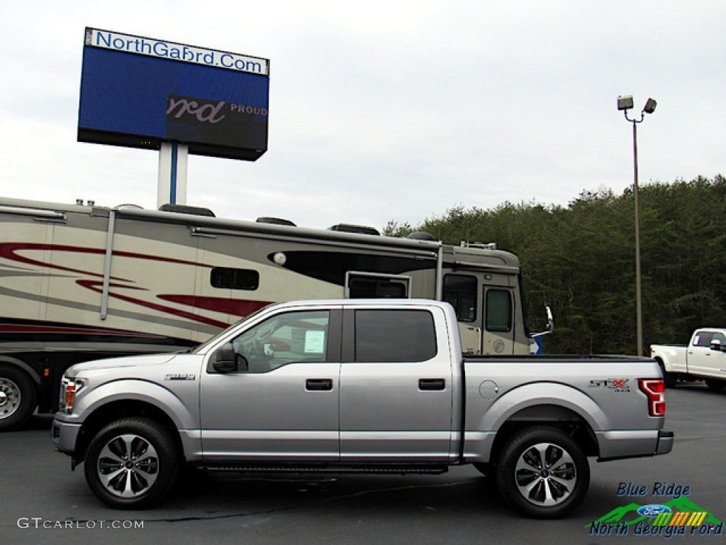 2020 F150 STX SuperCrew 4x4 - Iconic Silver / Black photo #2