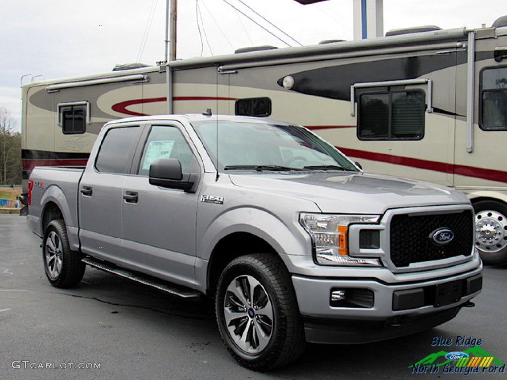 2020 F150 STX SuperCrew 4x4 - Iconic Silver / Black photo #8