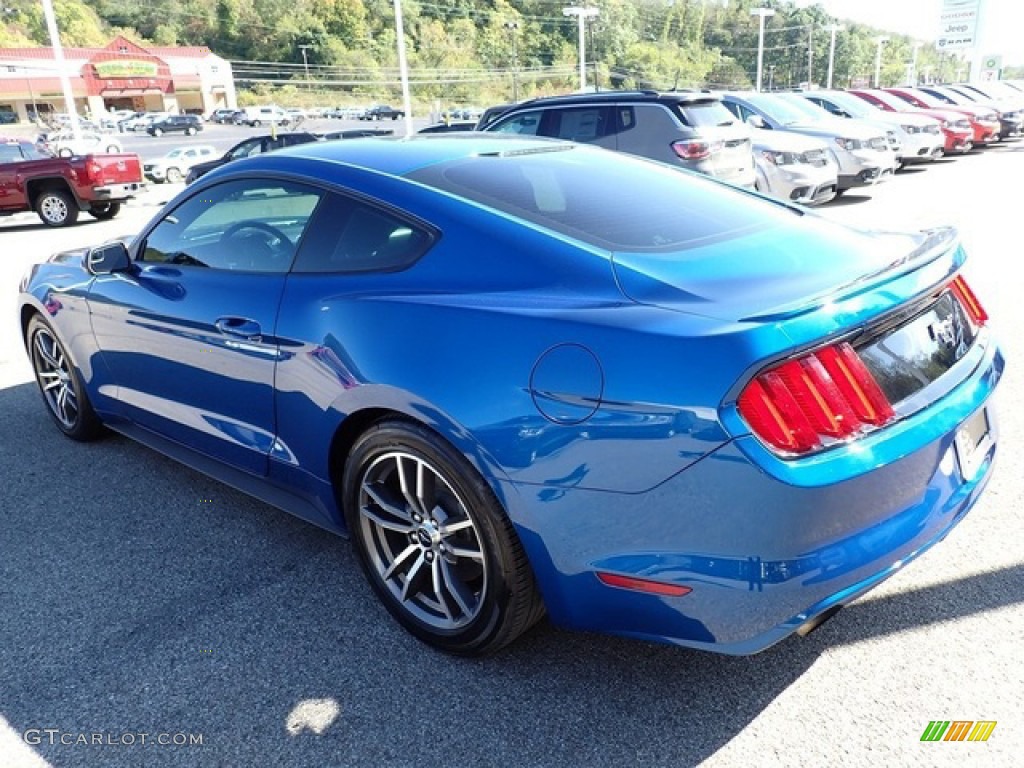 2017 Mustang Ecoboost Coupe - Lightning Blue / Ebony photo #3