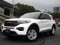 2020 Oxford White Ford Explorer XLT 4WD  photo #1