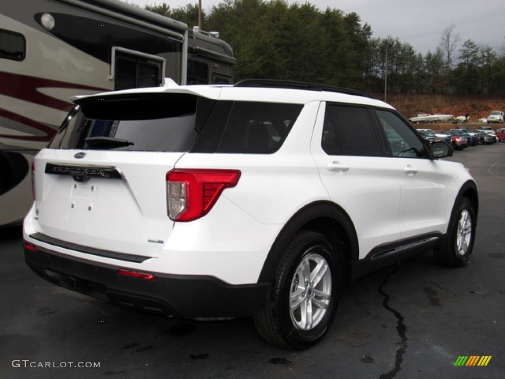 2020 Explorer XLT 4WD - Oxford White / Ebony photo #5