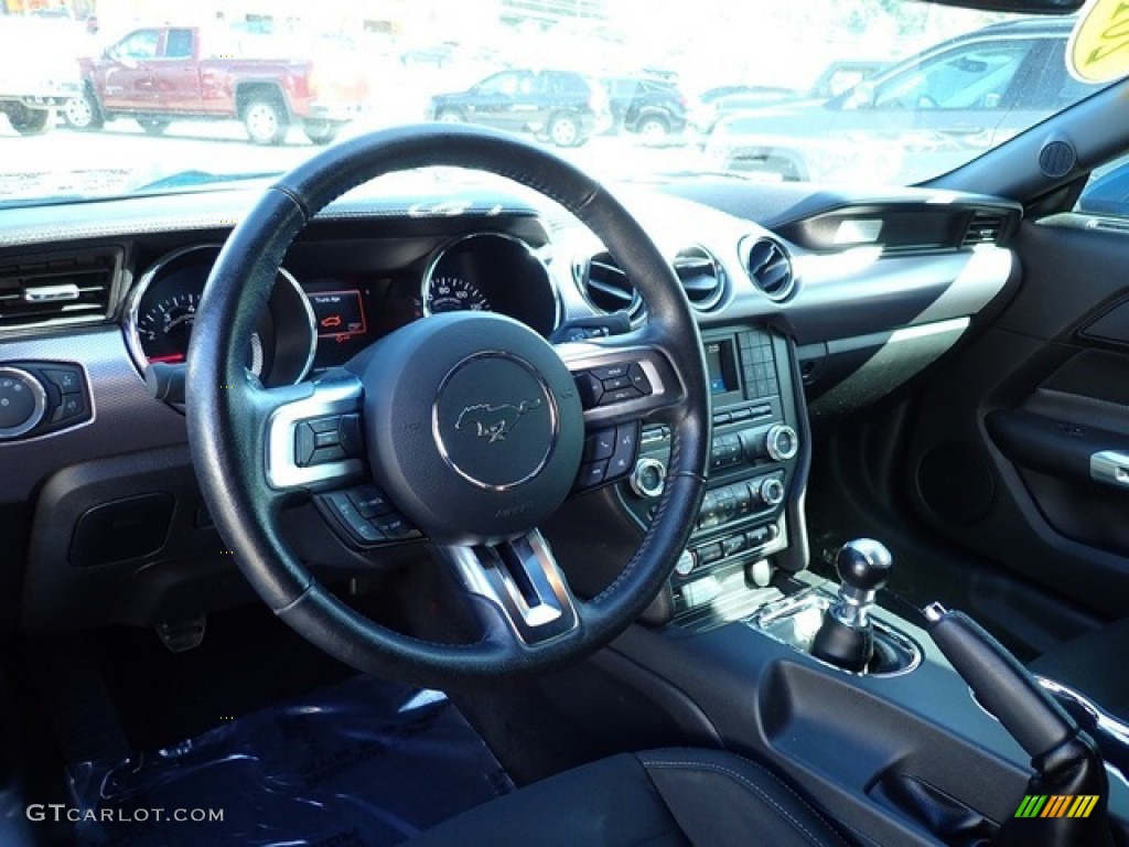 2017 Mustang Ecoboost Coupe - Lightning Blue / Ebony photo #13