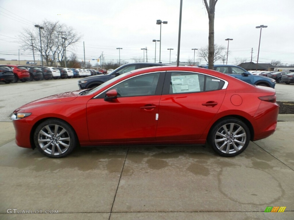 Soul Red Crystal Metallic 2020 Mazda MAZDA3 Select Sedan Exterior Photo #137027589