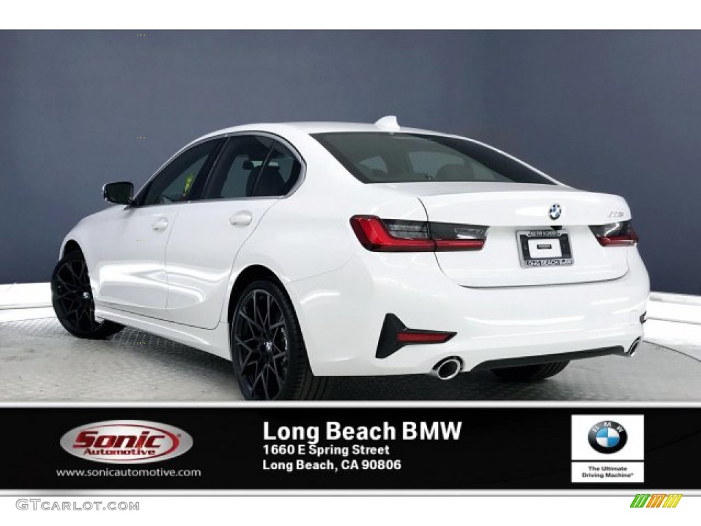 2020 3 Series 330i Sedan - Alpine White / Black photo #2
