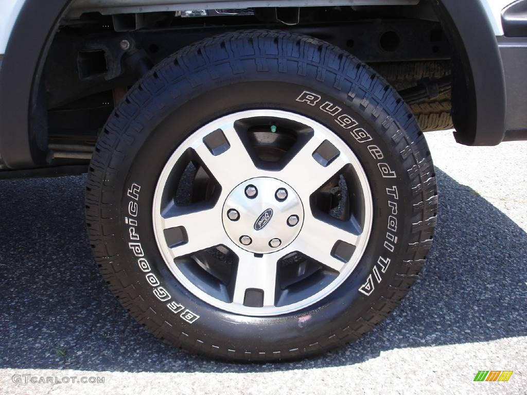 2005 F150 FX4 SuperCab 4x4 - Oxford White / Black photo #6