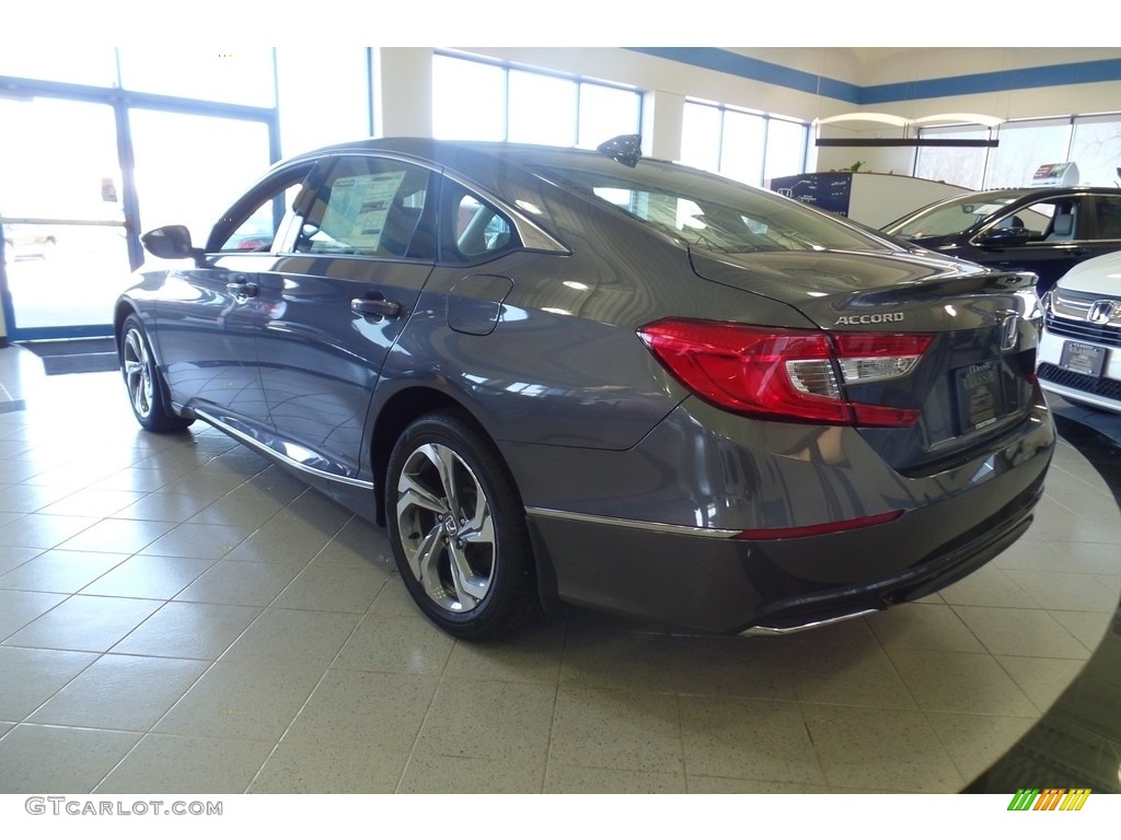 2020 Accord EX-L Sedan - Modern Steel Metallic / Black photo #7