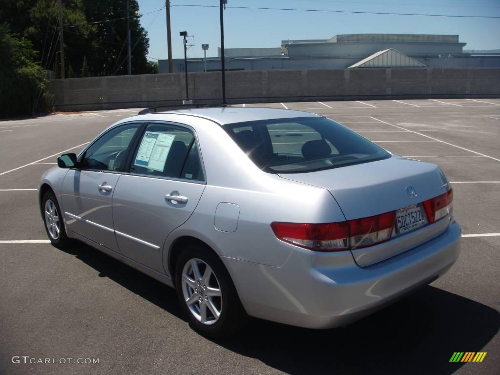 2003 Accord EX V6 Sedan - Satin Silver Metallic / Black photo #8