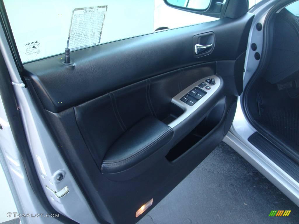 2003 Accord EX V6 Sedan - Satin Silver Metallic / Black photo #12